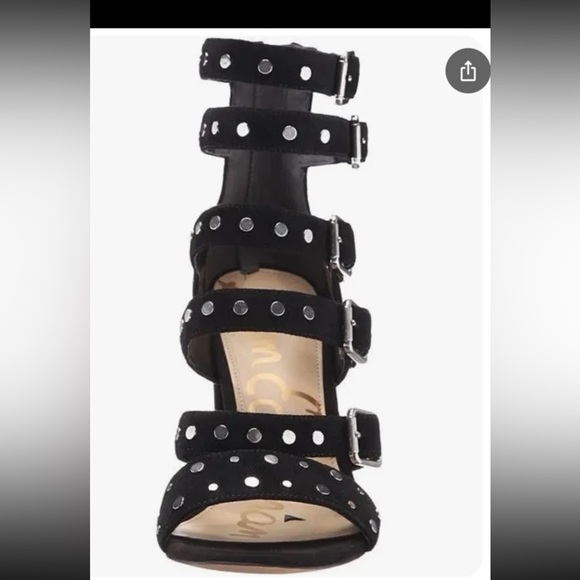 SAM EDELMAN YORK STUD HEELS– Black 
size 9 - Picture 8 of 12